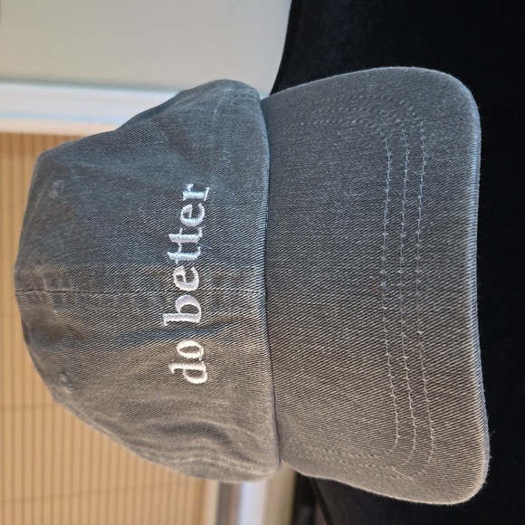 "Do Better" Adjustable Gray Hat NWT - Picture 1 of 8